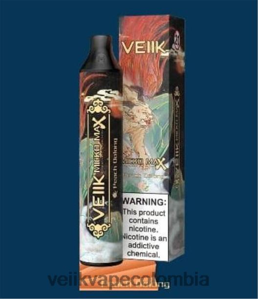 VEIIK Colombia - VEIIK Micko MAX vaporizador desechable 1500 inhalaciones melocotón oolong P2V8451