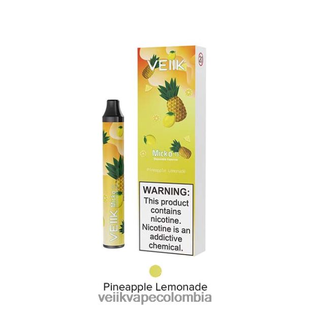 VEIIK Colombia - VEIIK Micko Pie vaporizador desechable 600 inhalaciones limonada de piña P2V8427