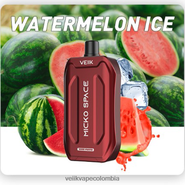 VEIIK Micko Q Colombia - VEIIK Micko Space vape desechable 7000 inhalaciones hielo de sandia P2V8439