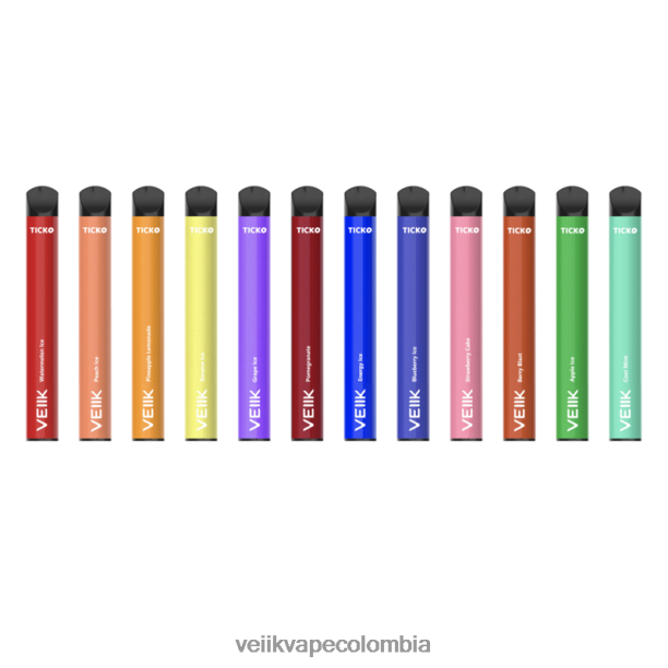 VEIIK Micko Q Colombia - VEIIK Ticko vaporizador desechable 1200 inhalaciones múltiples sabores P2V8431