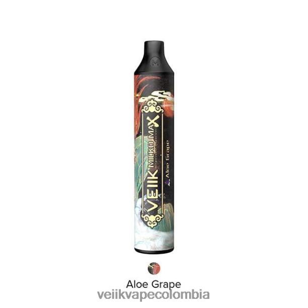 VEIIK Pod Colombia - VEIIK Micko Max vaporizador desechable 1500 inhalaciones áloe uva P2V8416