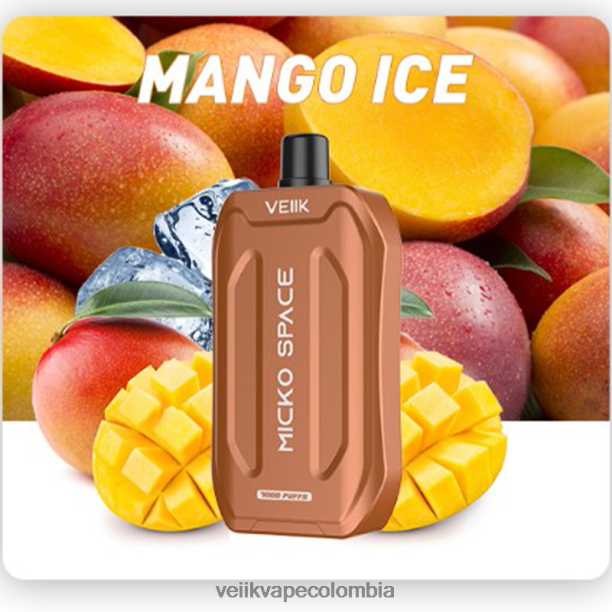 VEIIK Pod Colombia - VEIIK Micko Space vape desechable 7000 inhalaciones hielo de mango P2V8440