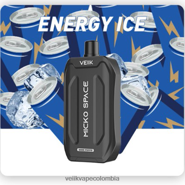 VEIIK Vape Bogotá - VEIIK Micko Space vape desechable 7000 inhalaciones hielo energético P2V8434