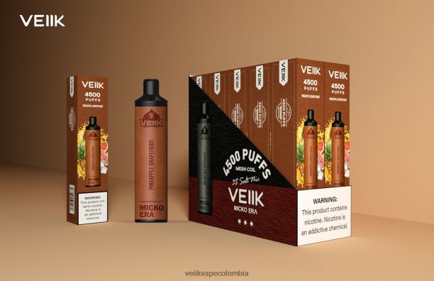 VEIIK Vape Micko Q Colombia - VEIIK Micko Era 4500 inhalaciones desechables de 30 mg pomelo piña P2V846