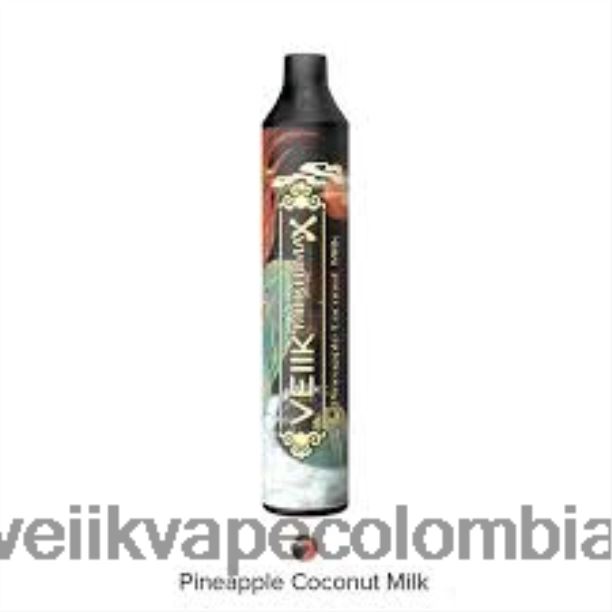 VEIIK Vape Price - VEIIK Micko MAX vaporizador desechable 1500 inhalaciones leche de coco piña P2V8444