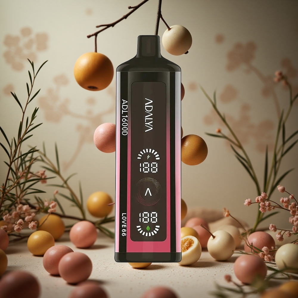Amor 66 Adalya ADL 16000 PRO Puffs Vape Desechable Pantalla Digital y Bobina de Malla Inteligente Colombia al por mayor