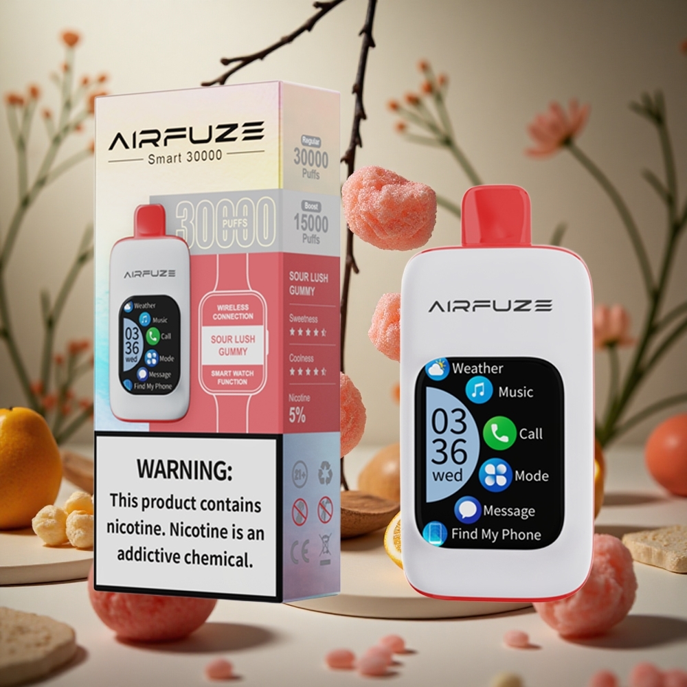 Caramelo Ácido AirFuze Smart 30000 Puffs 5% Nicotina Colombia al por mayor