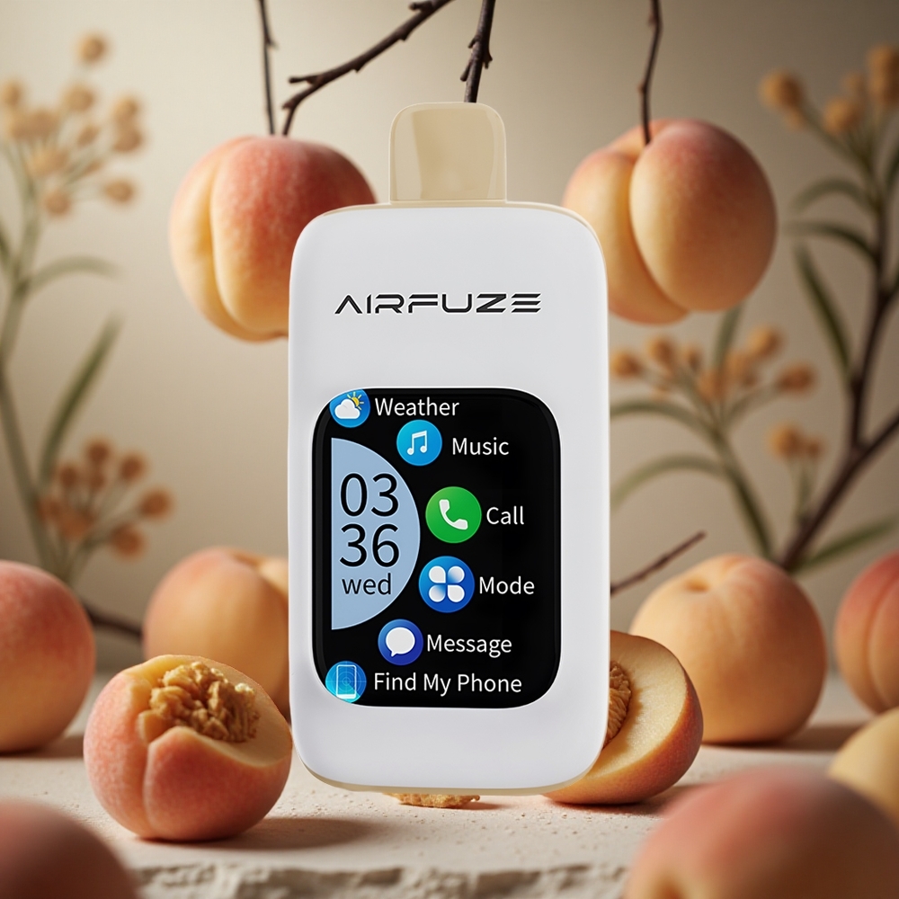 Durazno Jugoso AirFuze Smart 30000 Puffs Pantalla Táctil Colombia al por mayor