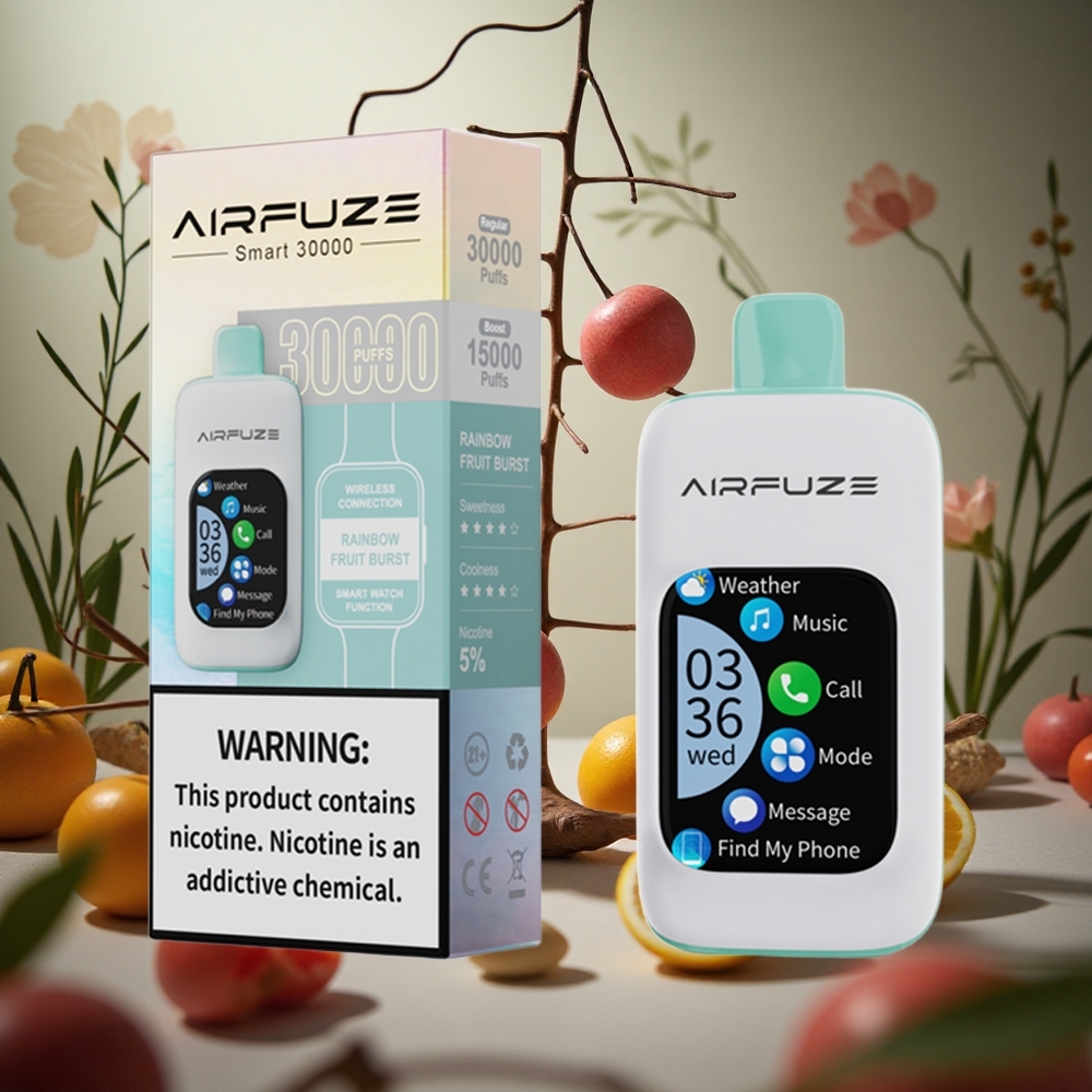 Explosión de Frutas Arcoíris AirFuze Smart 30000 Puffs Pantalla Táctil Colombia al por mayor
