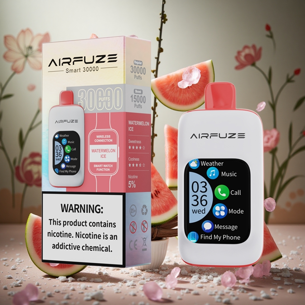 Sandía Helada AirFuze Smart 30000 Puffs con Pantalla Táctil y Tipo-C Colombia al por mayor