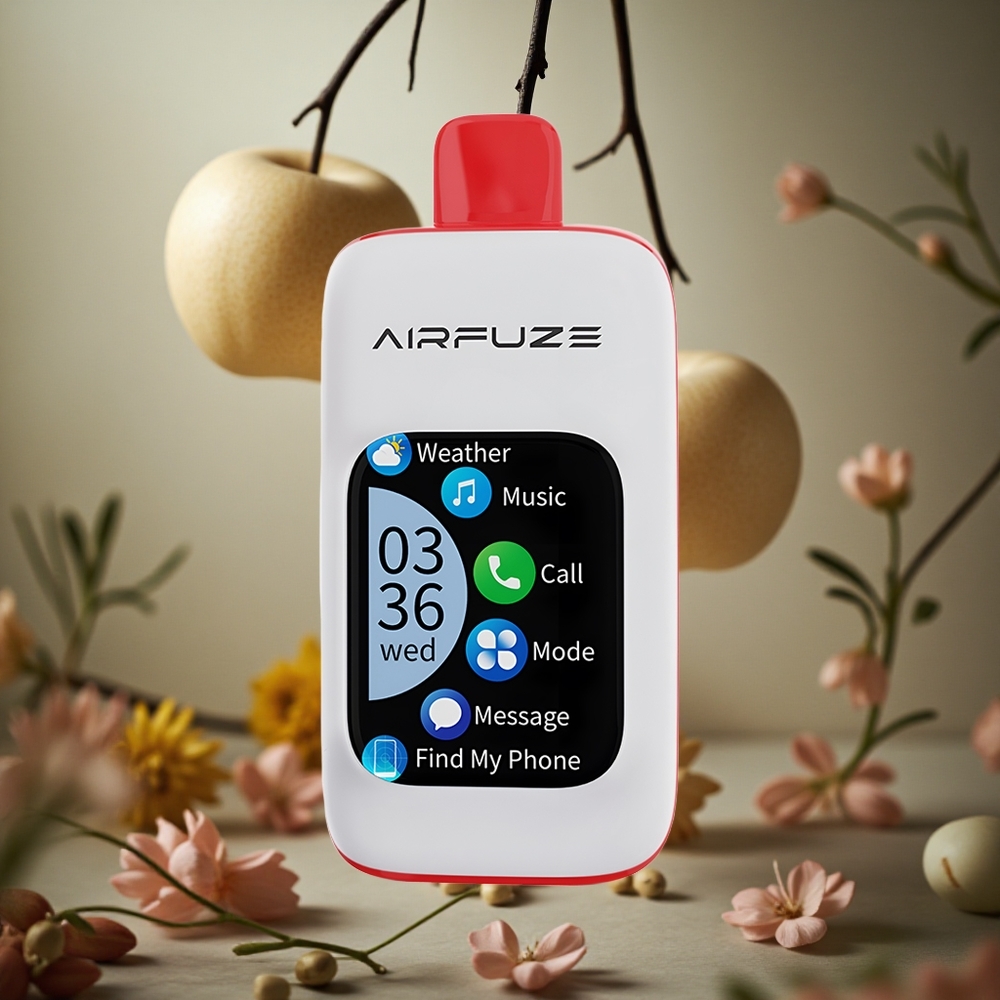Triple Manzana AirFuze Smart 30000 Puffs 5% Nicotina Pantalla Táctil Colombia al por mayor