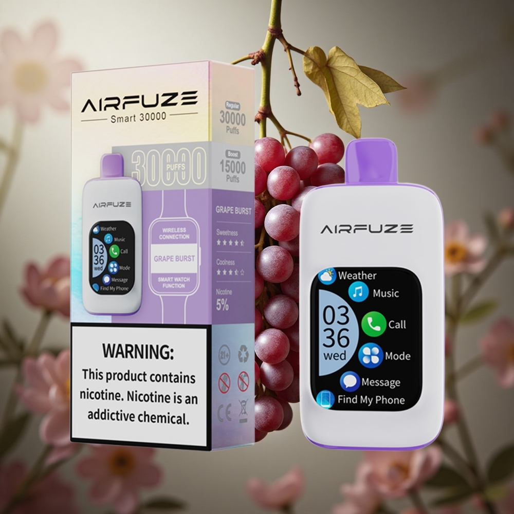 Uva Explosiva AirFuze Smart 30000 Puffs Pantalla Táctil Colombia al por mayor