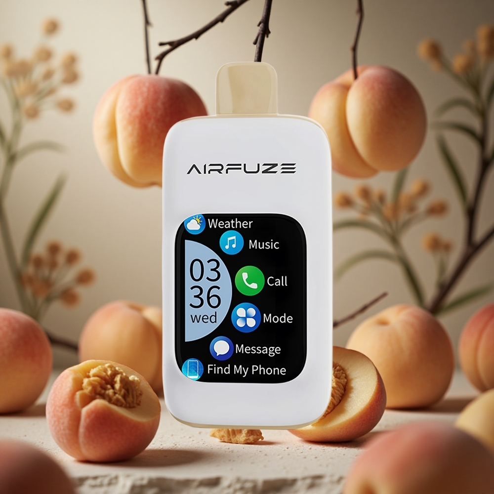 Durazno Jugoso AirFuze Smart Pro 40000 Puffs Batería Recargable 900mAh Colombia al por mayor