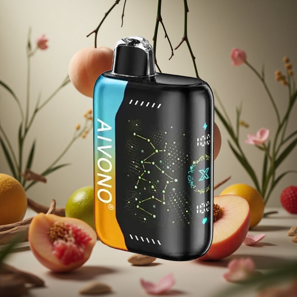 Frambuesa Melocotón Lima Aivono Aim Boom 25000 Puffs 28ml Capacidad de E-Líquido Tipo-C Carga Colombia al por mayor