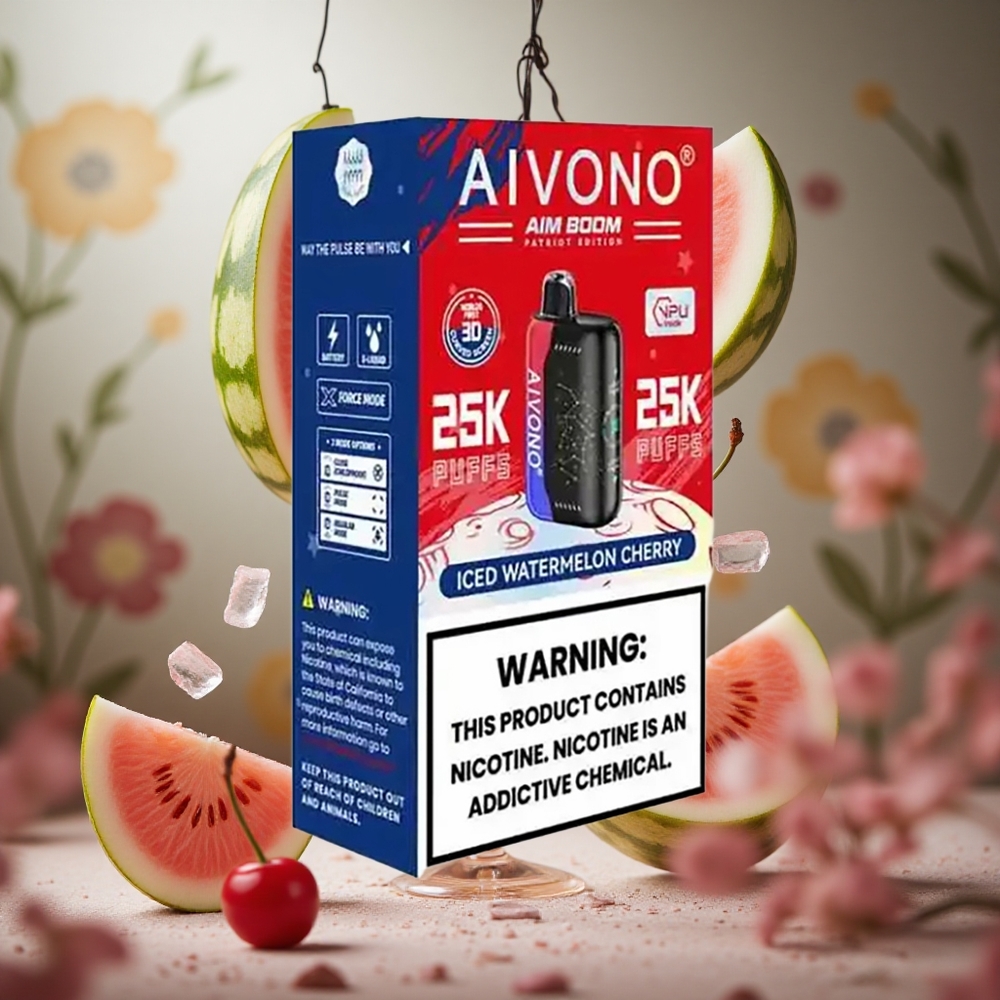 Sandía Cereza Helada Aivono Aim Boom 25000 Puffs 28ml 650mAh Colombia al por mayor