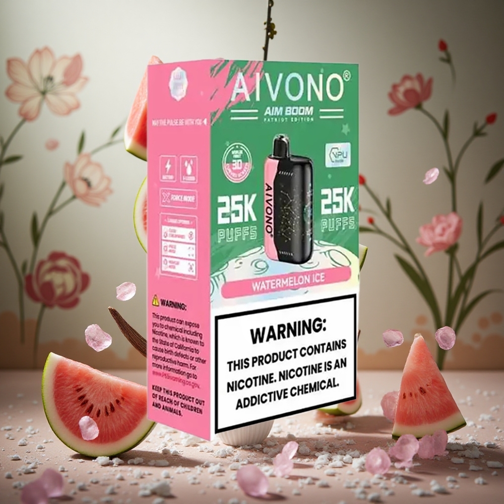 Sandía Helada Aivono Aim Boom 25000 Puffs 28ml Capacidad de E-Líquido 650mAh Batería Colombia al por mayor