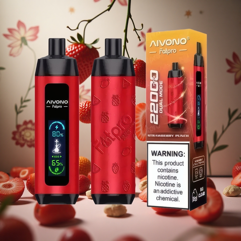 Fresa Ponche Aivono Aim Fatpro 22000 Puffs 28ml 600mah Colombia al por mayor