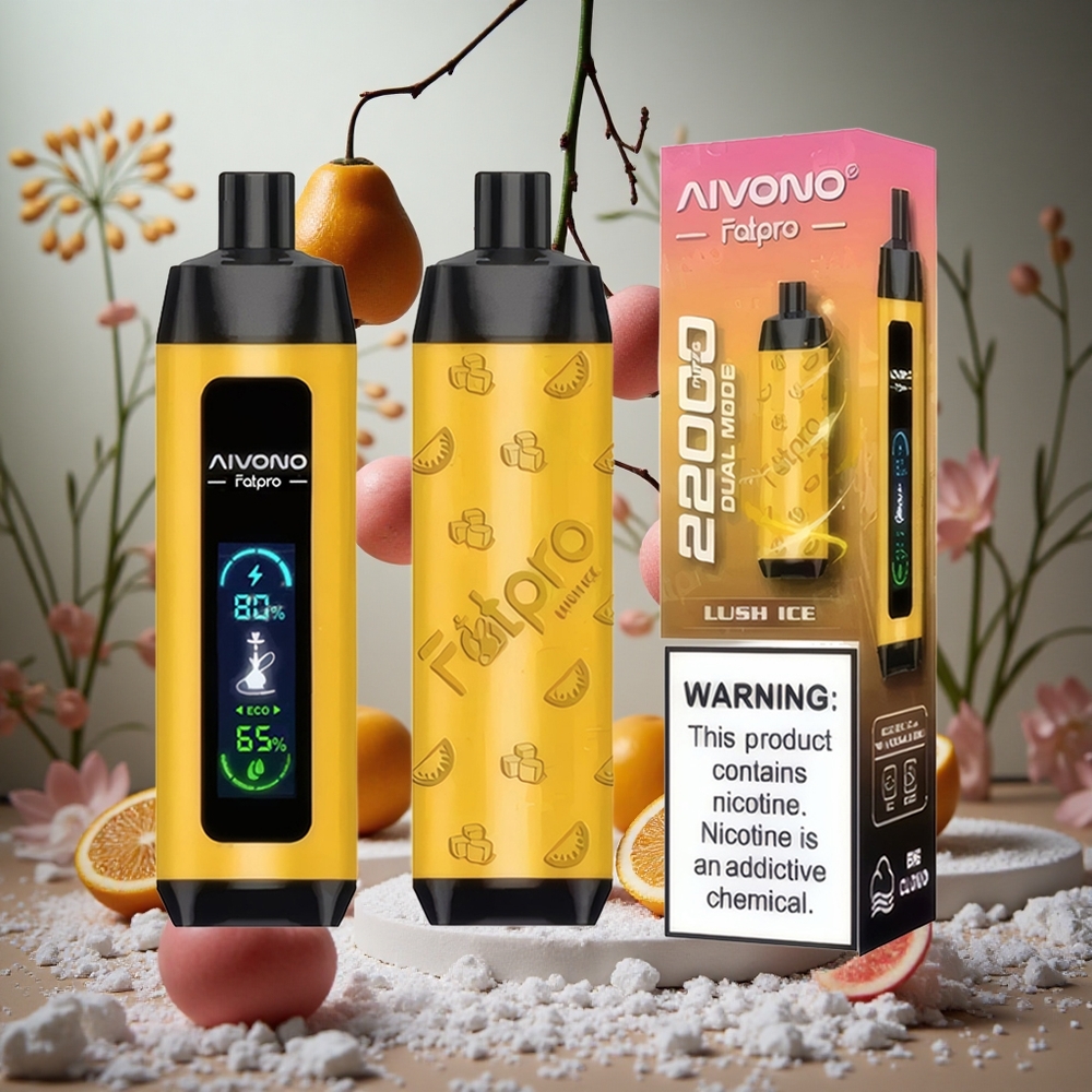 Hielo Lujoso Aivono Aim Fatpro 22000 Puffs 28ml 0% 2% 3% 5% Nicotina Colombia al por mayor