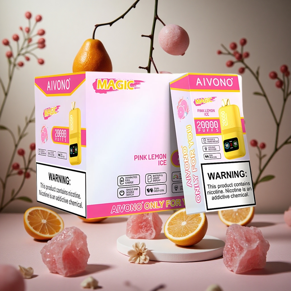 Limón Rosa Helado Aivono Aim Magic 20000 Puffs 26ml E-líquido Batería 600mAh Colombia al por mayor