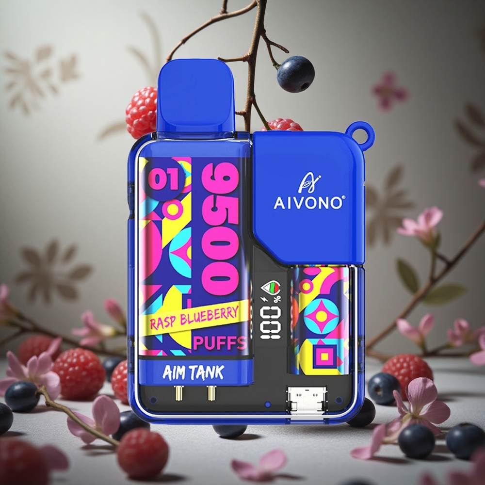 Arándano Azul Aivono AIM-TANK 9500 Puffs 18ml Pantalla LCD Colombia al por mayor