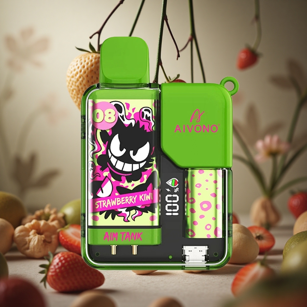 Fresa Kiwi Aivono AIM-TANK 9500 Puffs 18ml 650mAh Colombia al por mayor