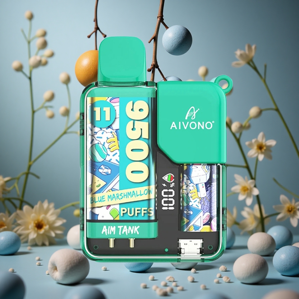 Malvavisco Azul Aivono AIM-TANK 9500 Puffs 18ml Capacidad 650mAh Batería Colombia al por mayor