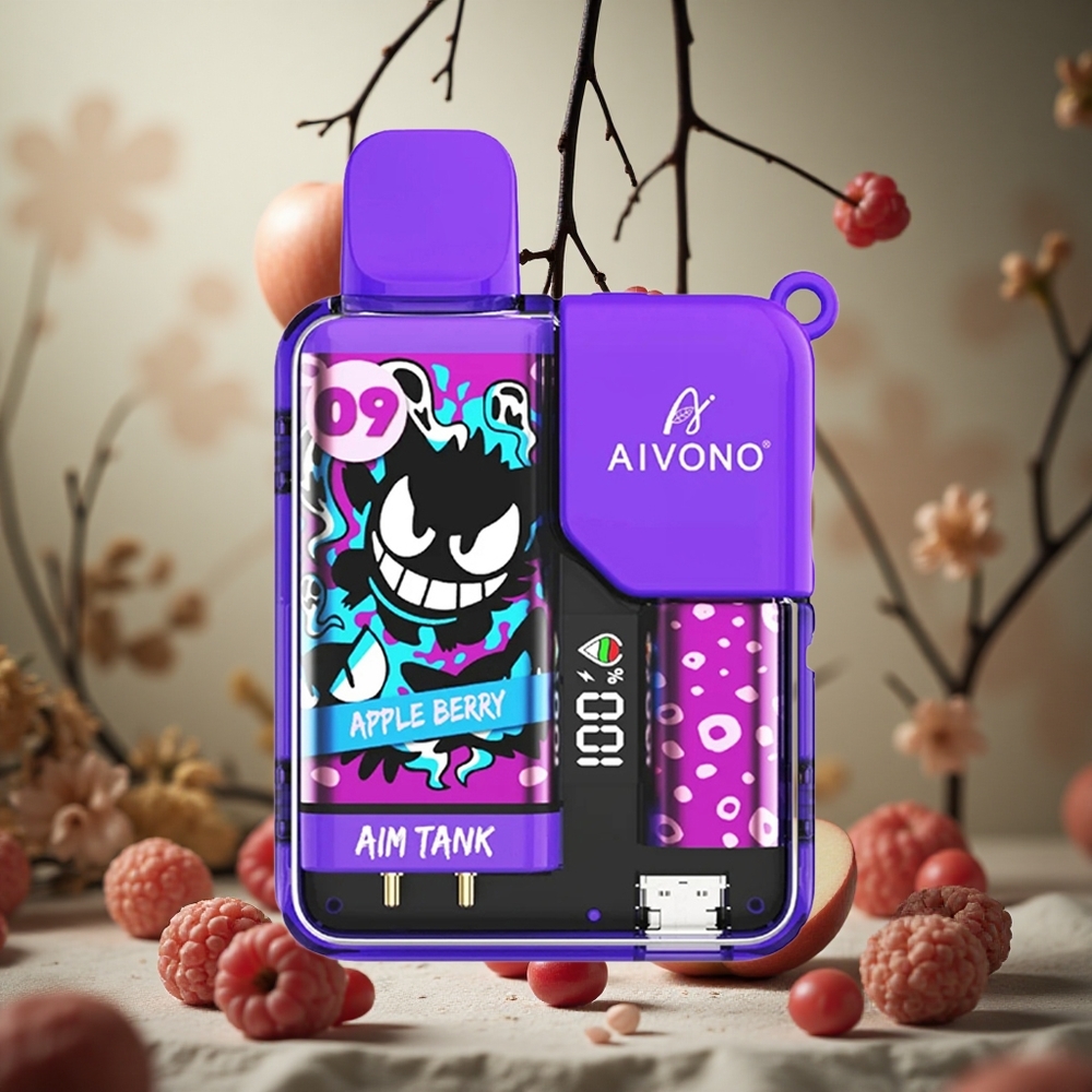 Manzana Baya Aivono AIM-TANK 9500 Puffs 18ml Pantalla LCD Colombia al por mayor