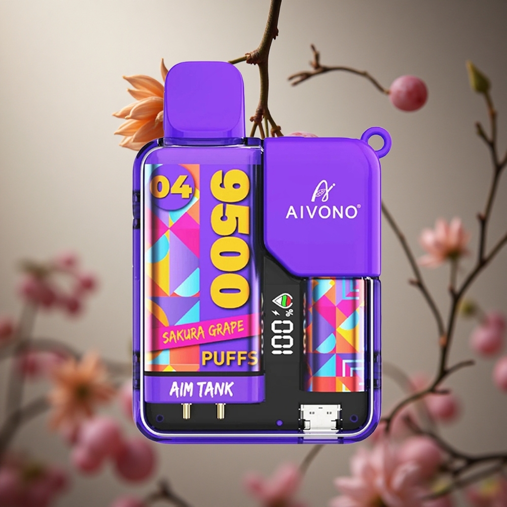 Uva Cereza Aivono AIM-TANK 9500 Puffs 18ml 650mAh Colombia al por mayor