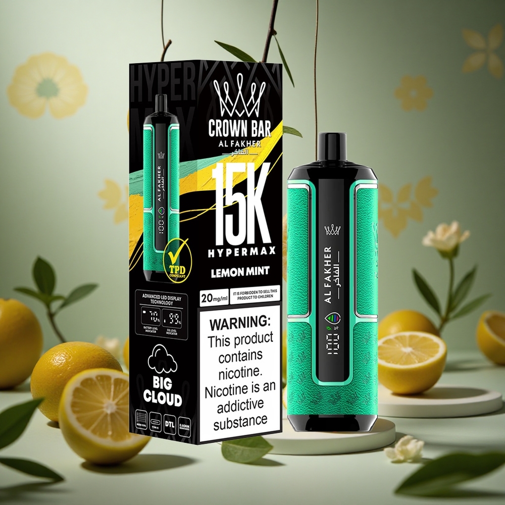 Menta Limón Al Fakher Crown Bar 15K 22ml Colombia al por mayor