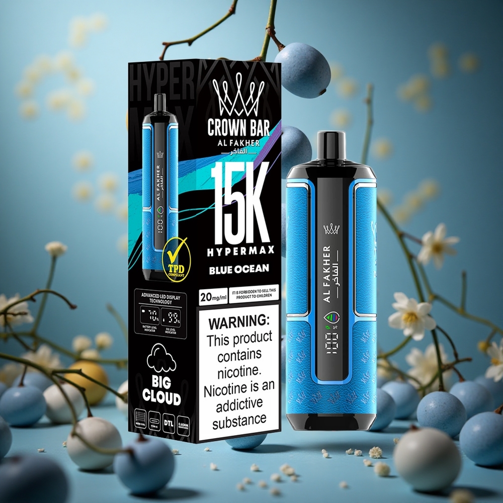 Océano Azul Al Fakher Crown Bar 15K 22ml Colombia al por mayor