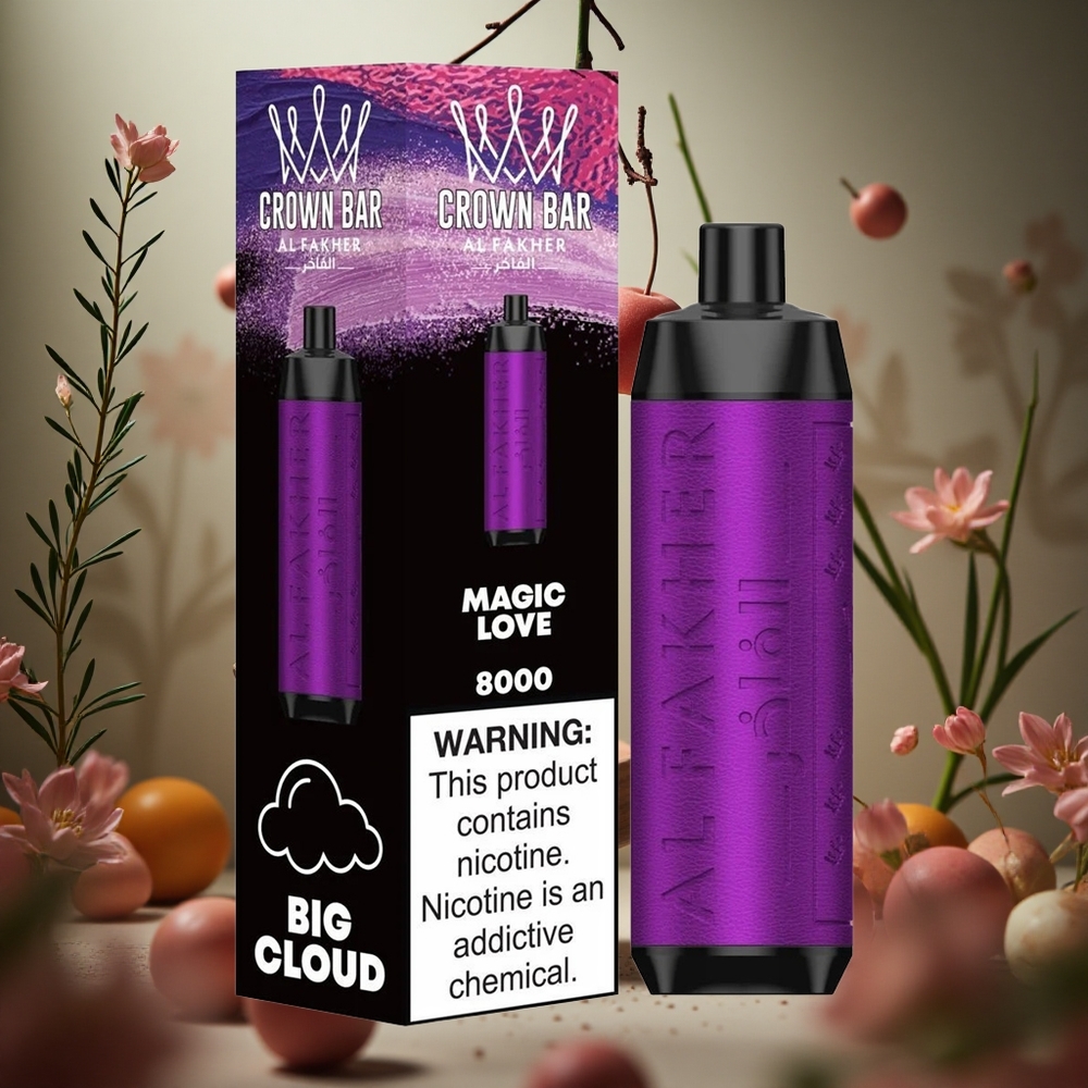 Amor Mágico Al Fakher Crown Bar 8000 Puffs Batería 600mah Colombia al por mayor