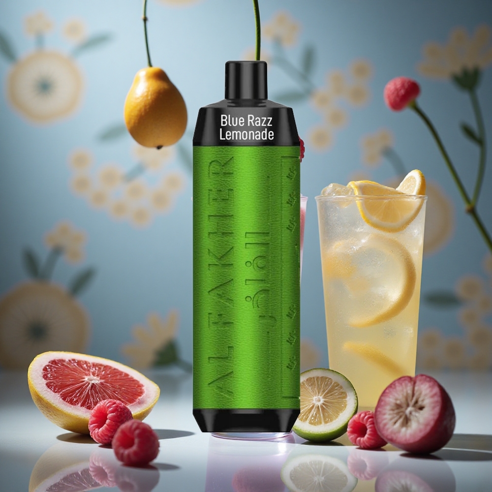 Frambuesa Azul Limonada Al Fakher Crown Bar 8000 Chupadas USB Tipo-C Colombia al por mayor