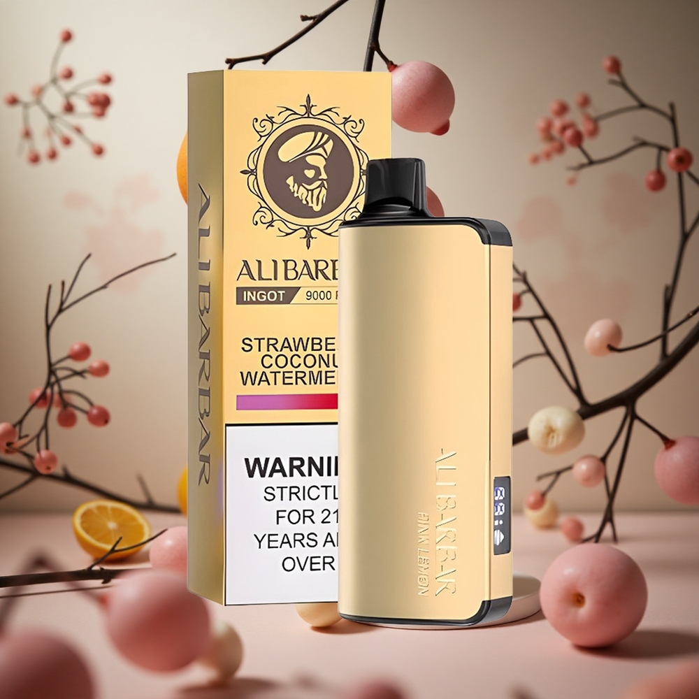 Limonada Rosa Alibarbar Ingot 9000 Puffs 22ml 2350mAh Colombia al por mayor