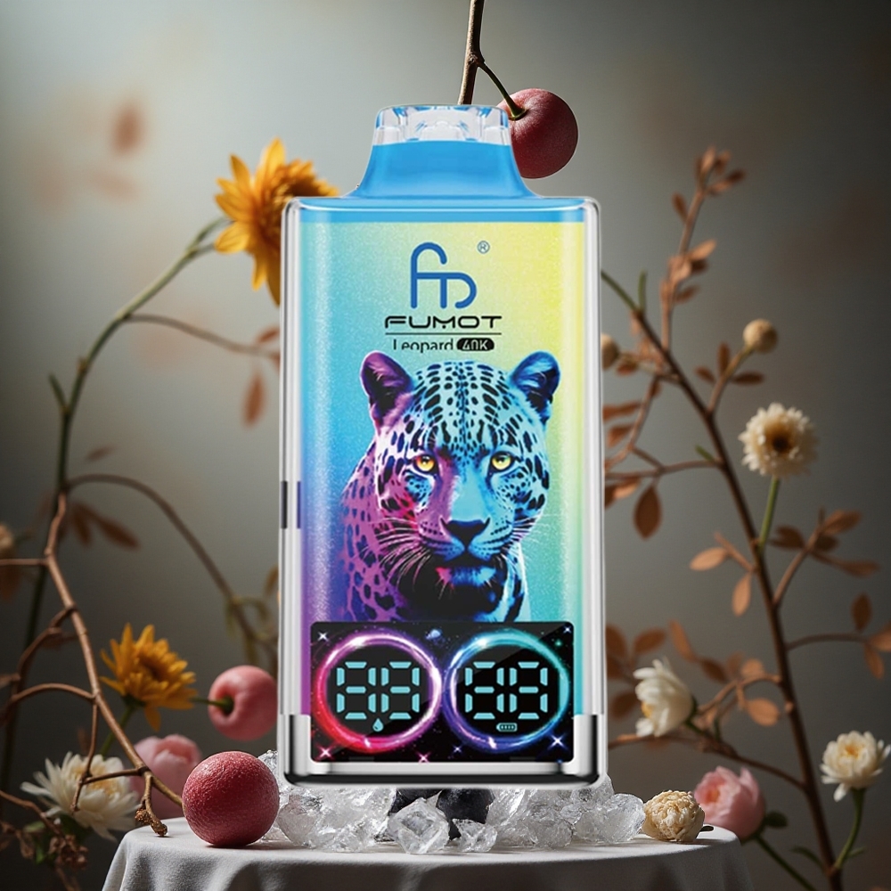 Hielo de Dragón Negro Fumot Leopard 40K Puffs Batería 700mAh Carga Tipo-C Colombia al por mayor