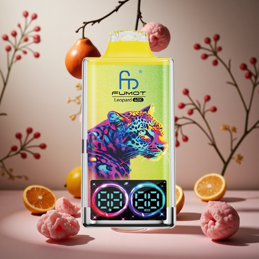Limonada Rosa Fumot Leopard 40K Puffs Dual Malla y Pantalla Digital de Aceite Colombia al por mayor