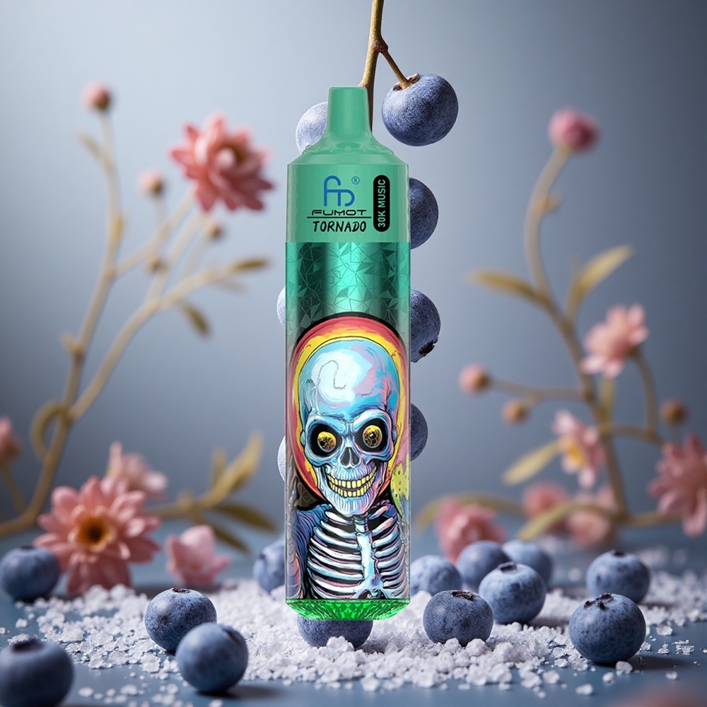 Arándano Azul Hielo Fumot RandM Tornado 30000 Puffs 30mL Recargable Colombia al por mayor