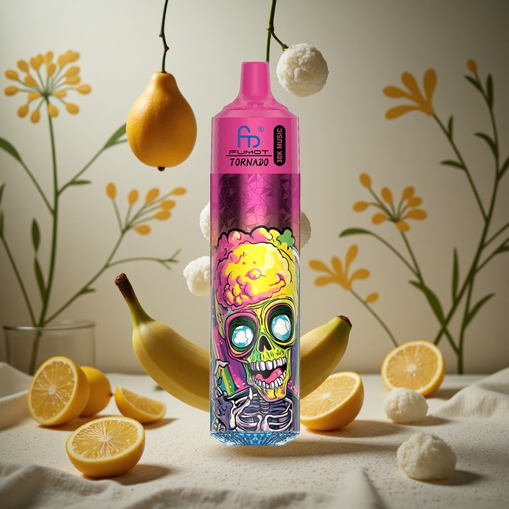 Banano Hielo Fumot RandM Tornado 30000 Puffs 30mL Colombia al por mayor
