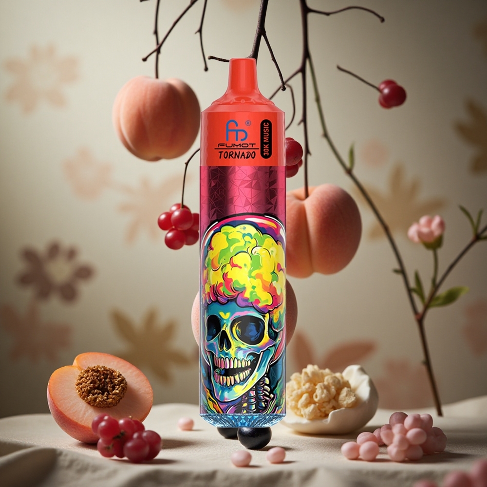 Durazno Bayas Fumot RandM Tornado 30000 Puffs 30mL Capacidad Colombia al por mayor