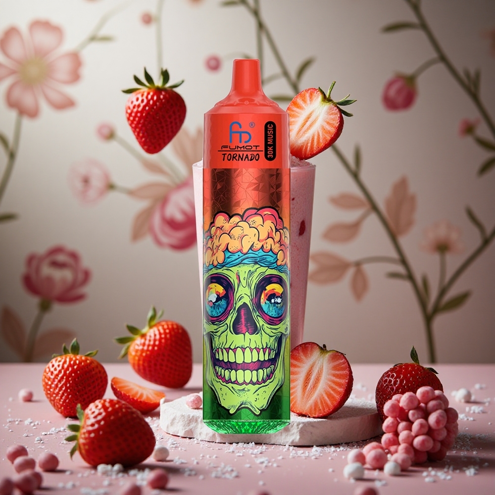 Fresa Baya Helada Fumot RandM Tornado 30000 Puffs 30mL Colombia al por mayor