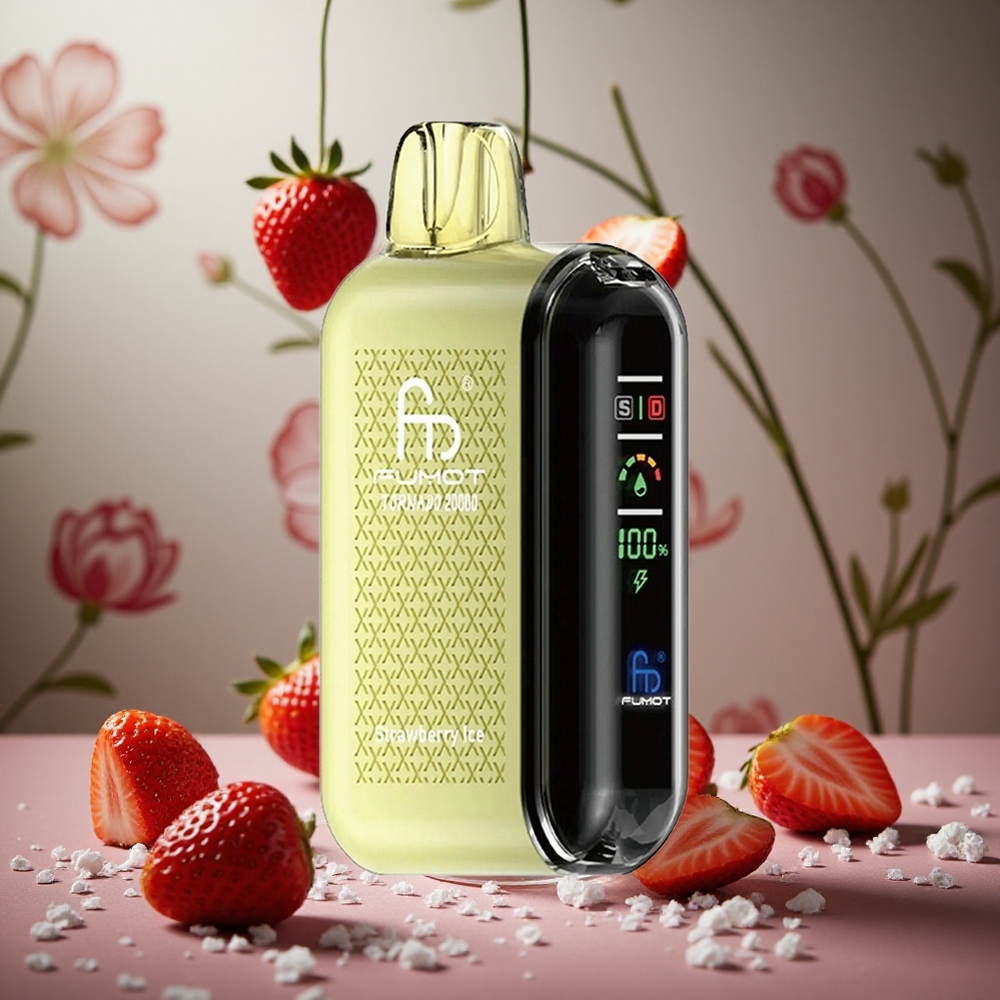 Fresa Helada Fumot Tornado 20000 Puffs con Batería Recargable 850mAh y Capacidad de E-líquido 20ml Colombia al por mayor