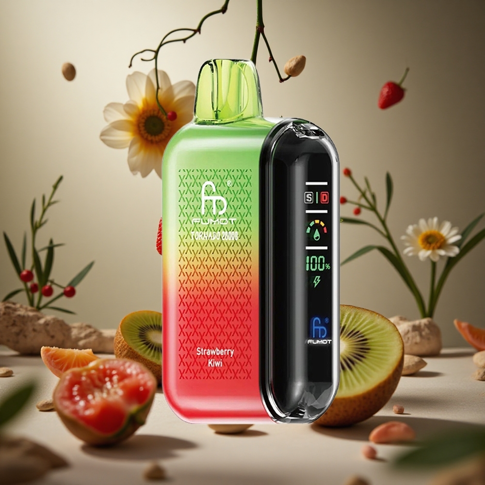 Fresa Kiwi Fumot Tornado 20000 Puffs Batería Recargable 850mAh Colombia al por mayor
