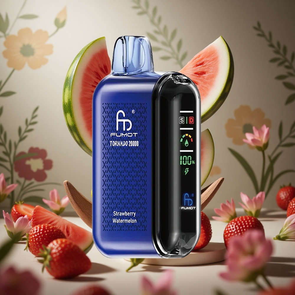 Fresa Sandía Fumot Tornado 20000 Puffs 20ml Capacidad Batería Recargable 850mAh Colombia al por mayor