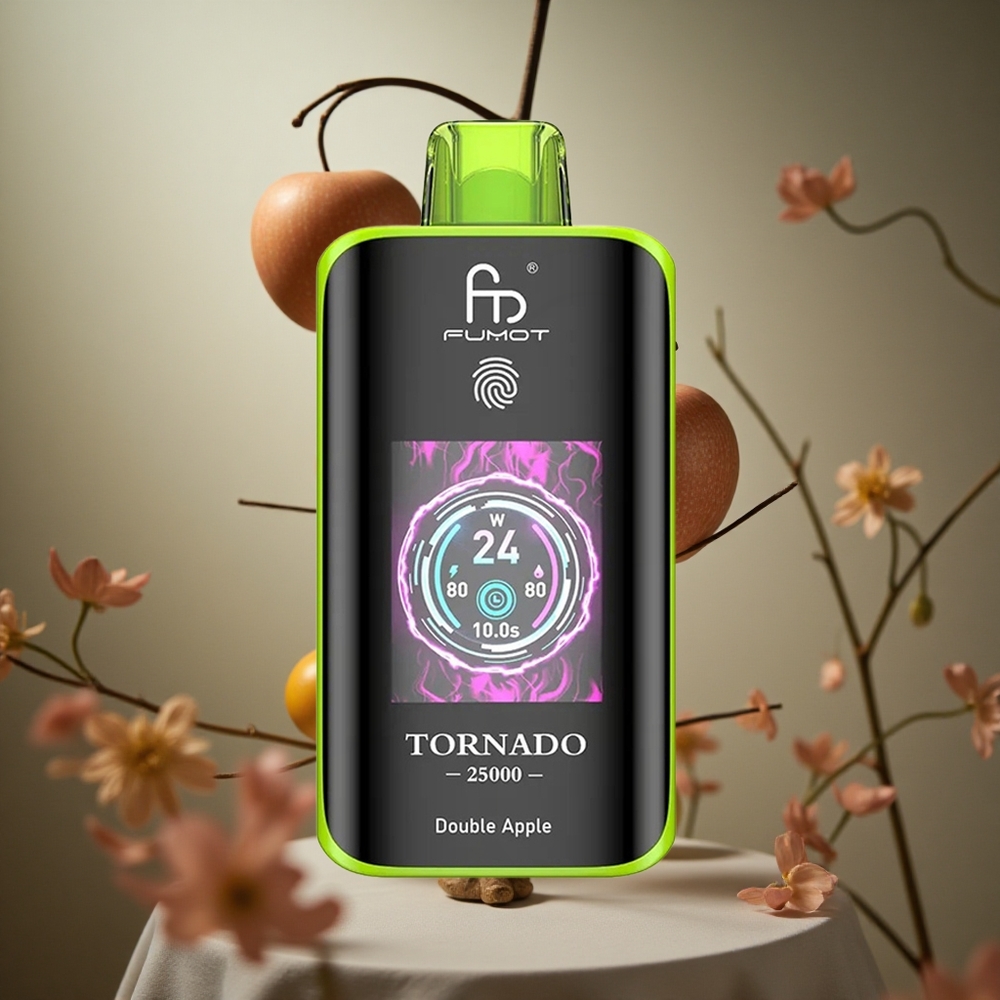 Manzana Doble Fumot Tornado 25000 Puffs Pantalla HD 20ml Colombia al por mayor