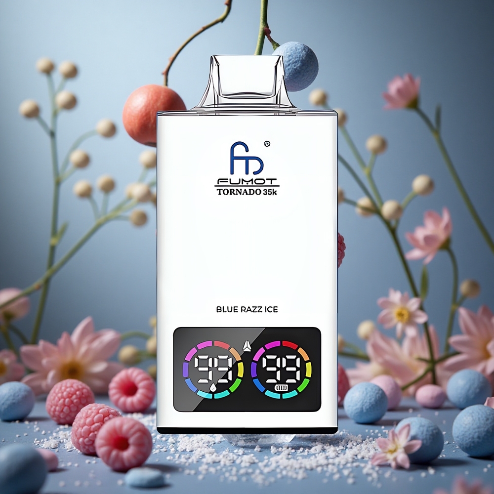 Arándano Azul Hielo Fumot Tornado 35000 Doble Malla 15ml Colombia al por mayor