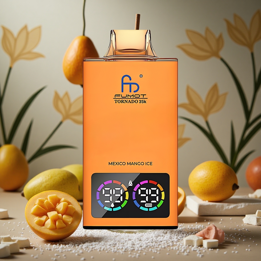 Mango Helado Fumot Tornado 35000 Doble Malla 15ml Colombia al por mayor