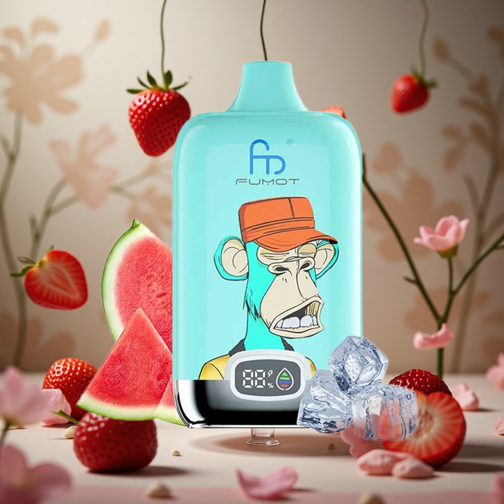 Fresa Donut Fumot Tornado Digital Box 12000 Puffs 20ml Batería Recargable Colombia al por mayor