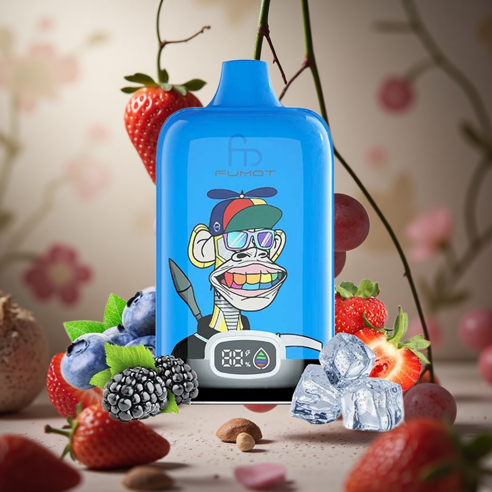 Fresa Uva Fumot Tornado Digital Box 12000 Puffs 20ml 550mAh Colombia al por mayor