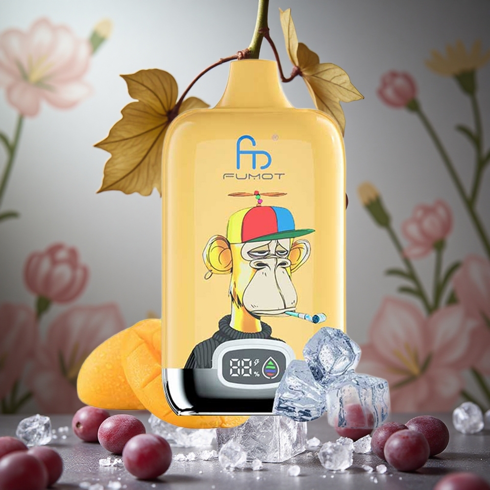 Helado de Uva Fumot Tornado Digital Box 12000 Puffs Batería Recargable Colombia al por mayor