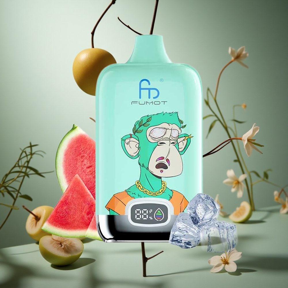 Menta Fría Fumot Tornado Caja Digital 12000 Puffs 20ml Malla Colombia al por mayor