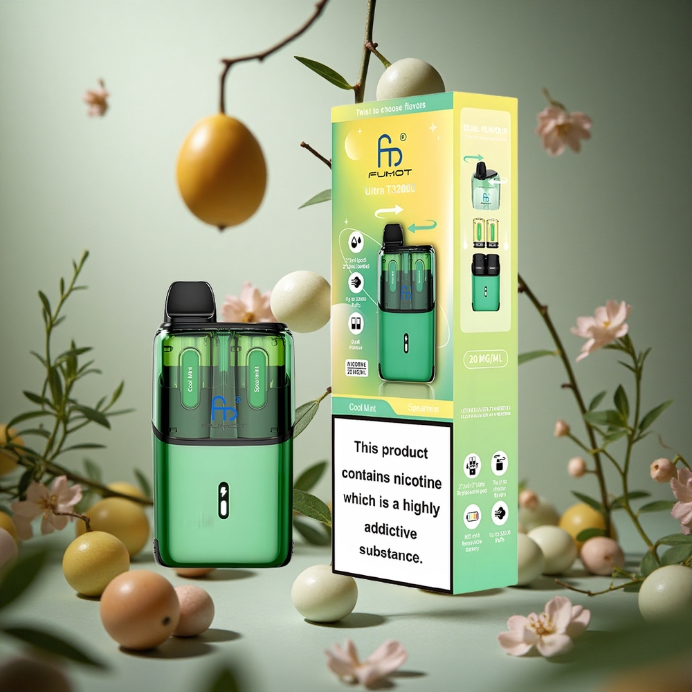 Menta Fresca y Menta Verde Fumot Ultra T32000 32000 Puffs 24ml Colombia al por mayor